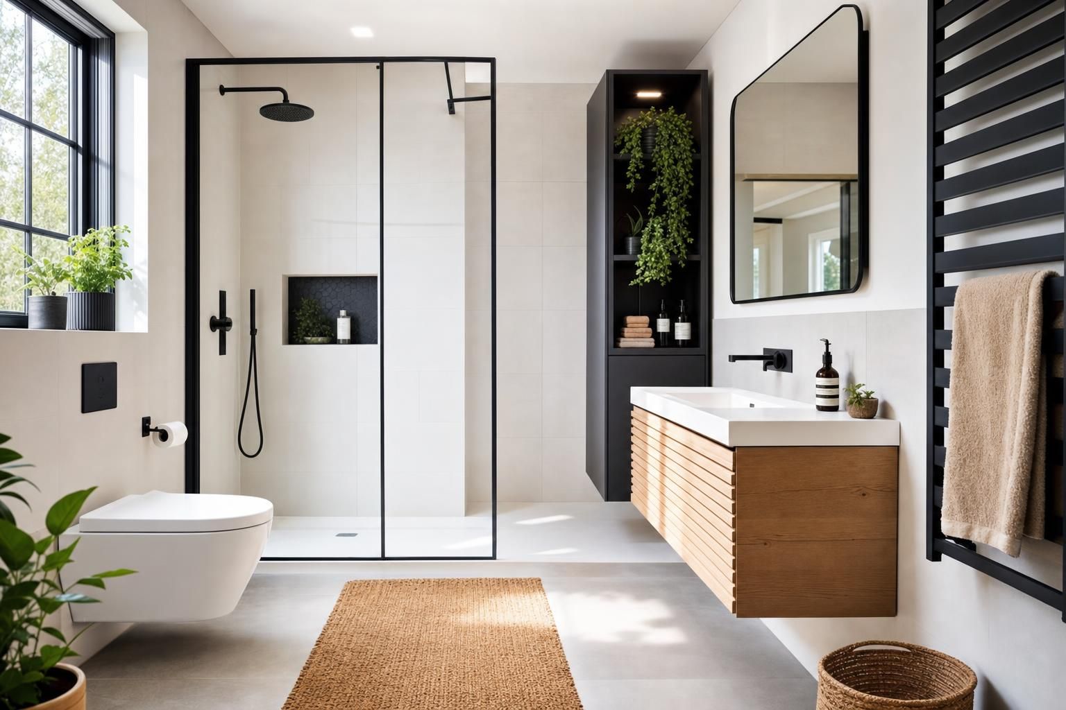 Bauhaus Bathroom Ideas for Bold Lines Clever Storage and Timeless Style