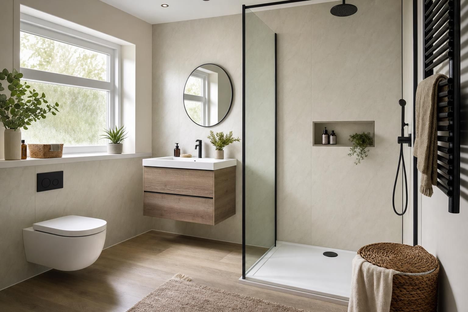 How to Fit Bathroom Wall Panels in a UK Home Measure Cut and Seal for a Waterproof Finish