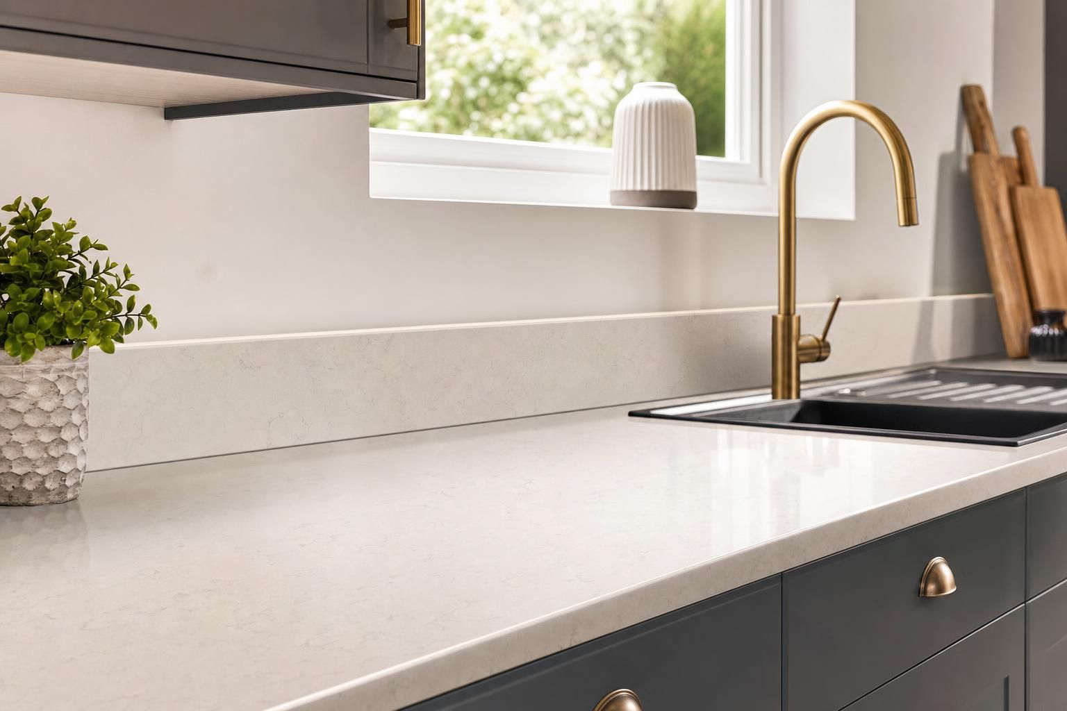 How to Fit a Kitchen Worktop Upstand for a Clean Splashproof Finish