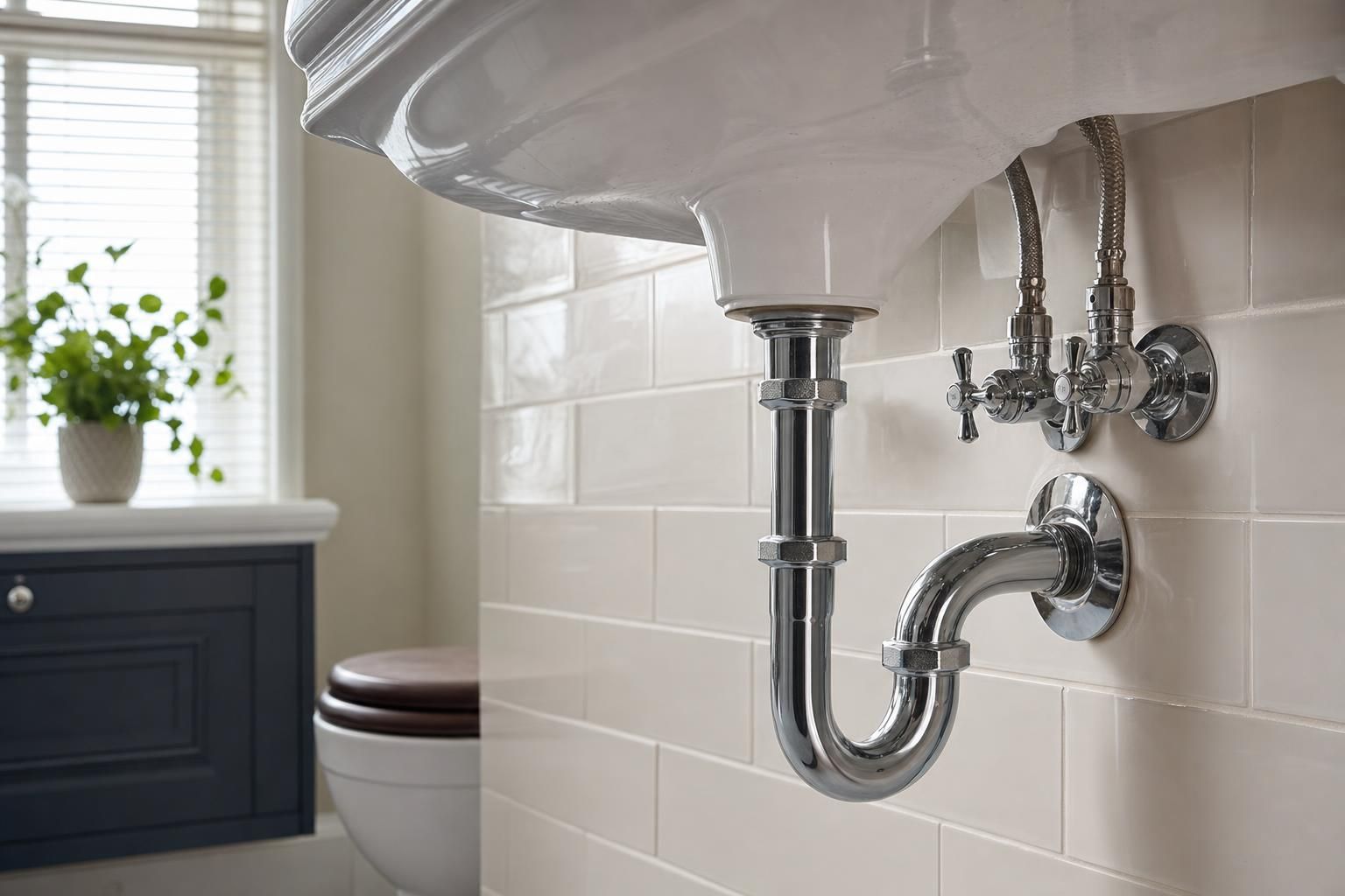 How to Fix a Leaking Tap Tail Under a Bathroom Basin in a UK Home
