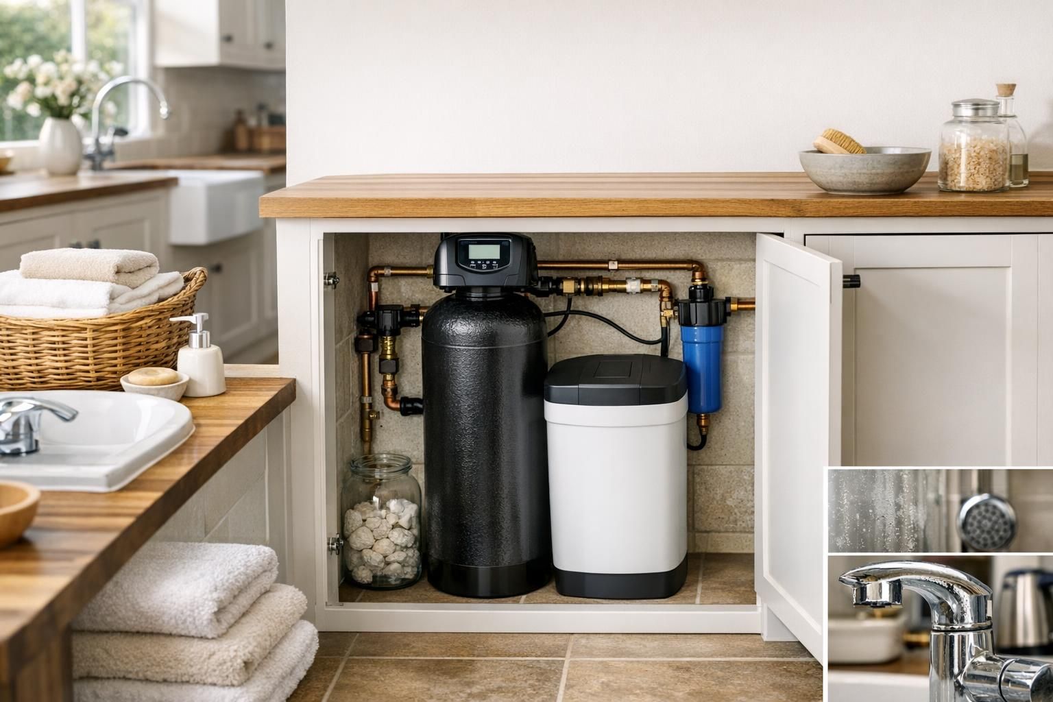 Water Softeners in Homes Explained Hard Water Signs System Types and What to Consider Before Installation