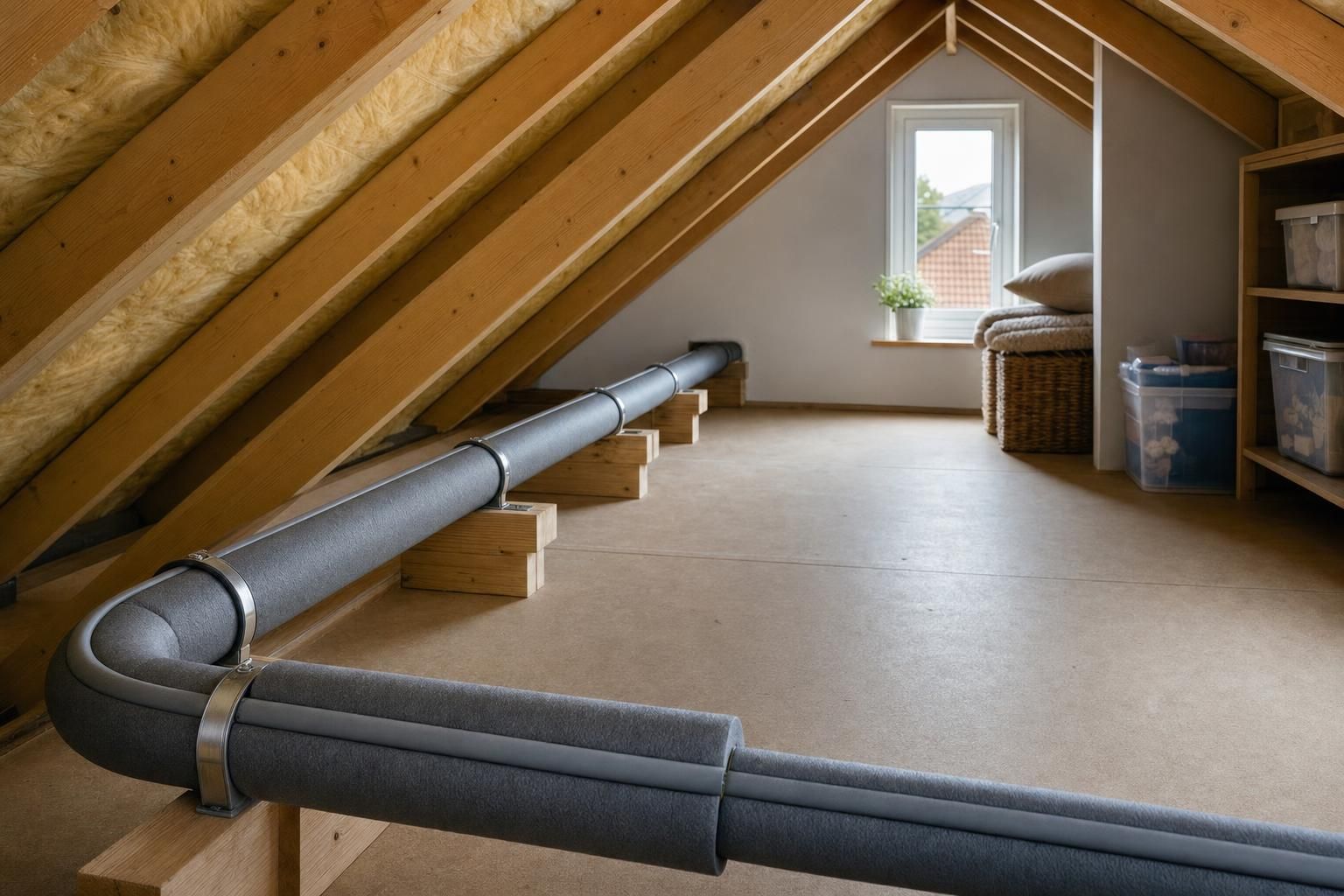 How to Lag Pipes in a Loft and Prevent Freezing in Winter
