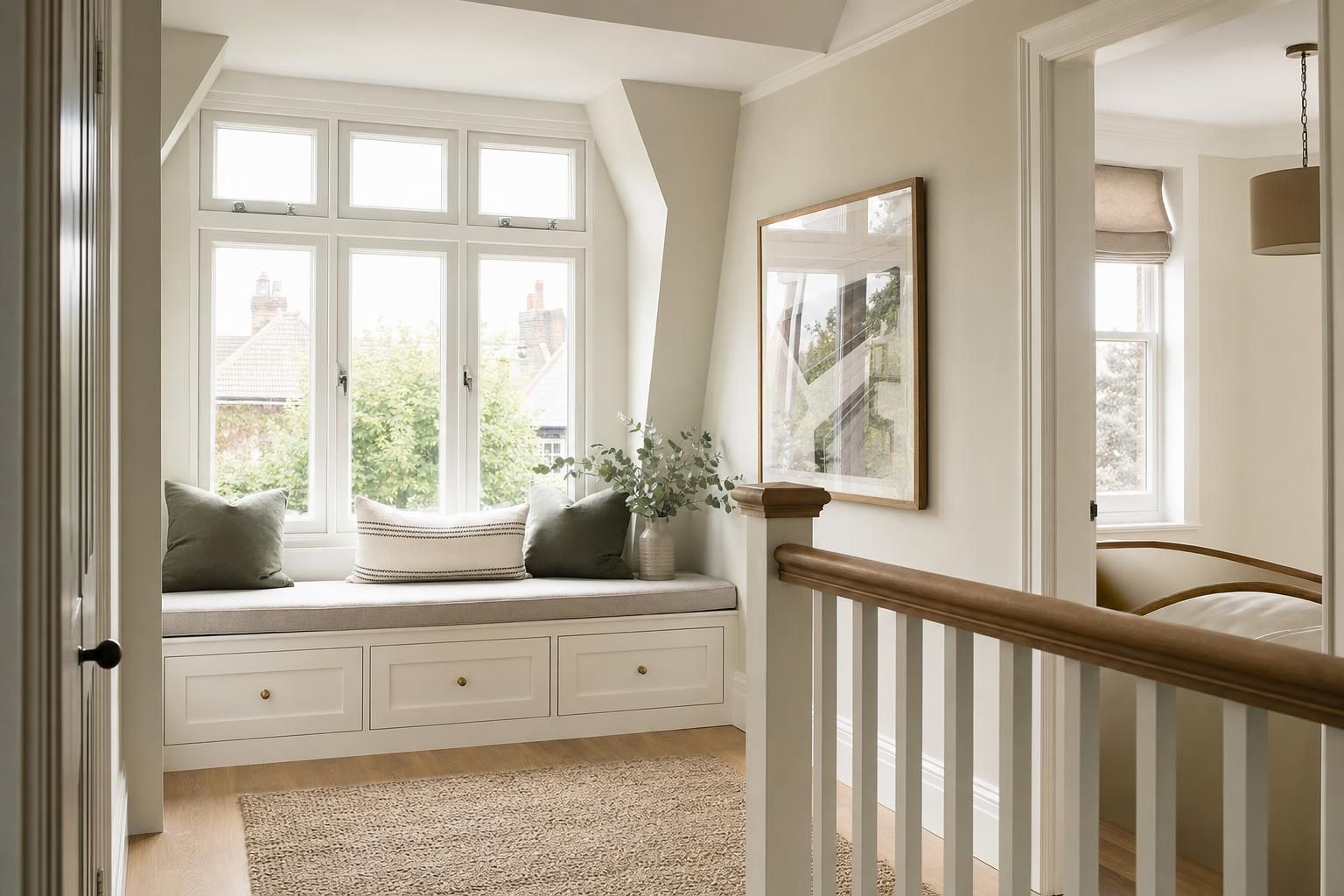 Clever Landing Space Ideas for UK Homes with Storage Seating and Better Light