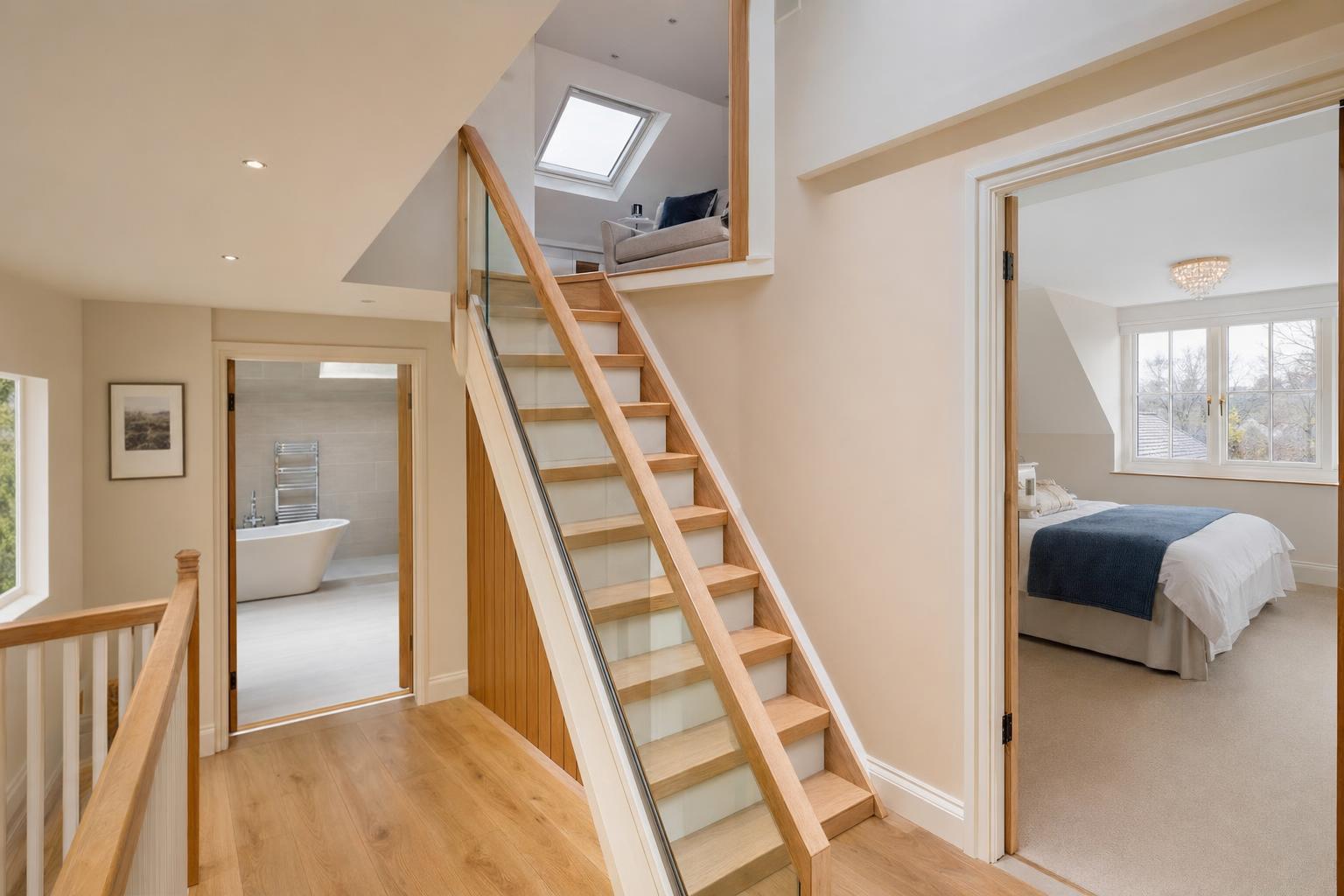 Loft Conversion Stairs Explained Head Height Pitch Rules and Space Saving Options