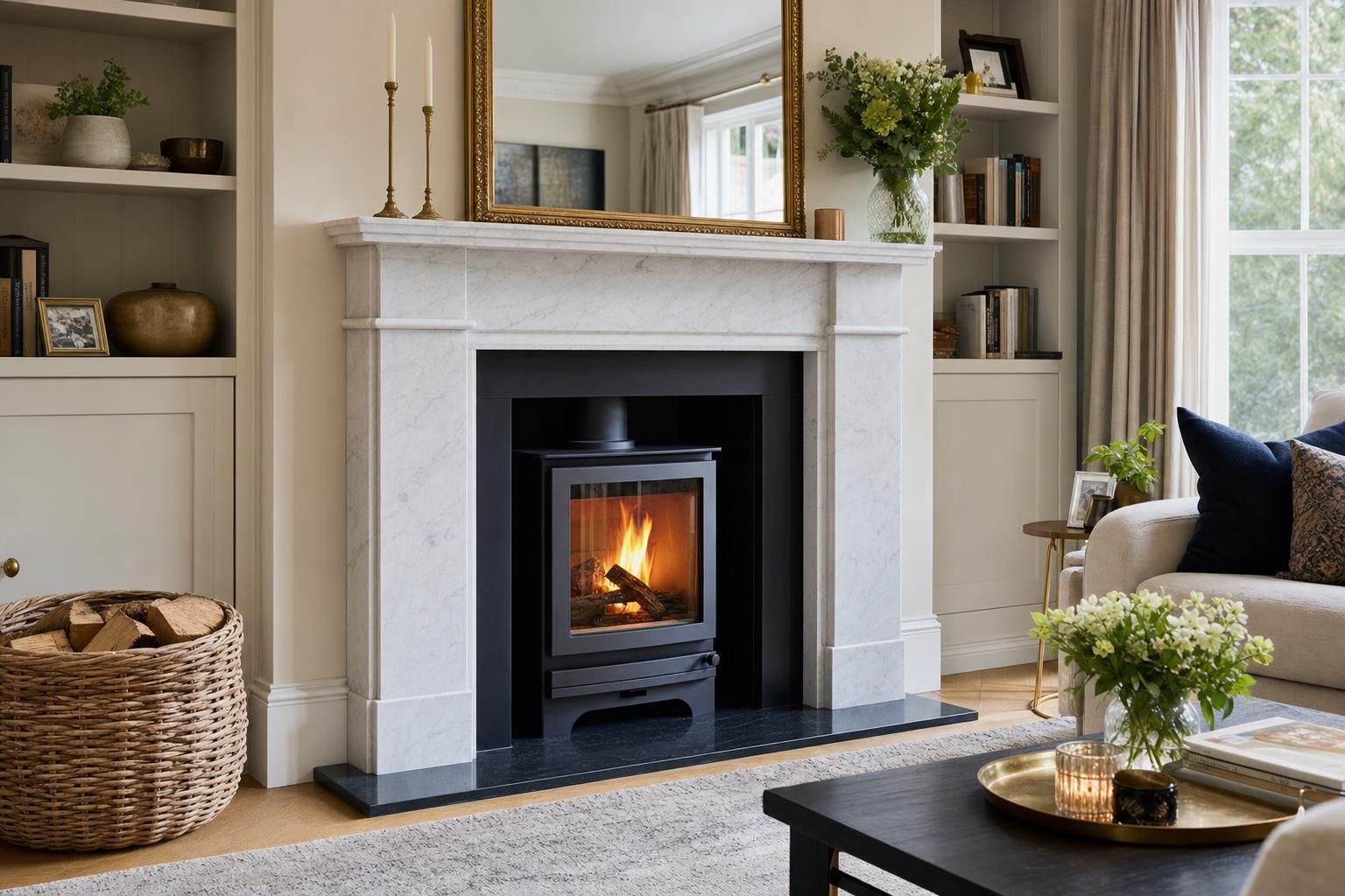 Marble Fireplace Ideas for Homes with Hearth Designs Surrounds and Styling Tips