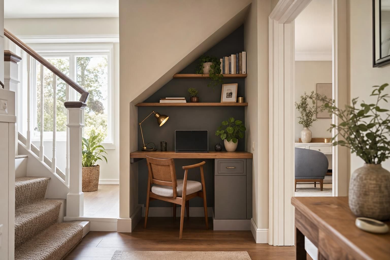 Pocket Office Ideas for UK Homes Using Alcoves Landings and Underused Corners