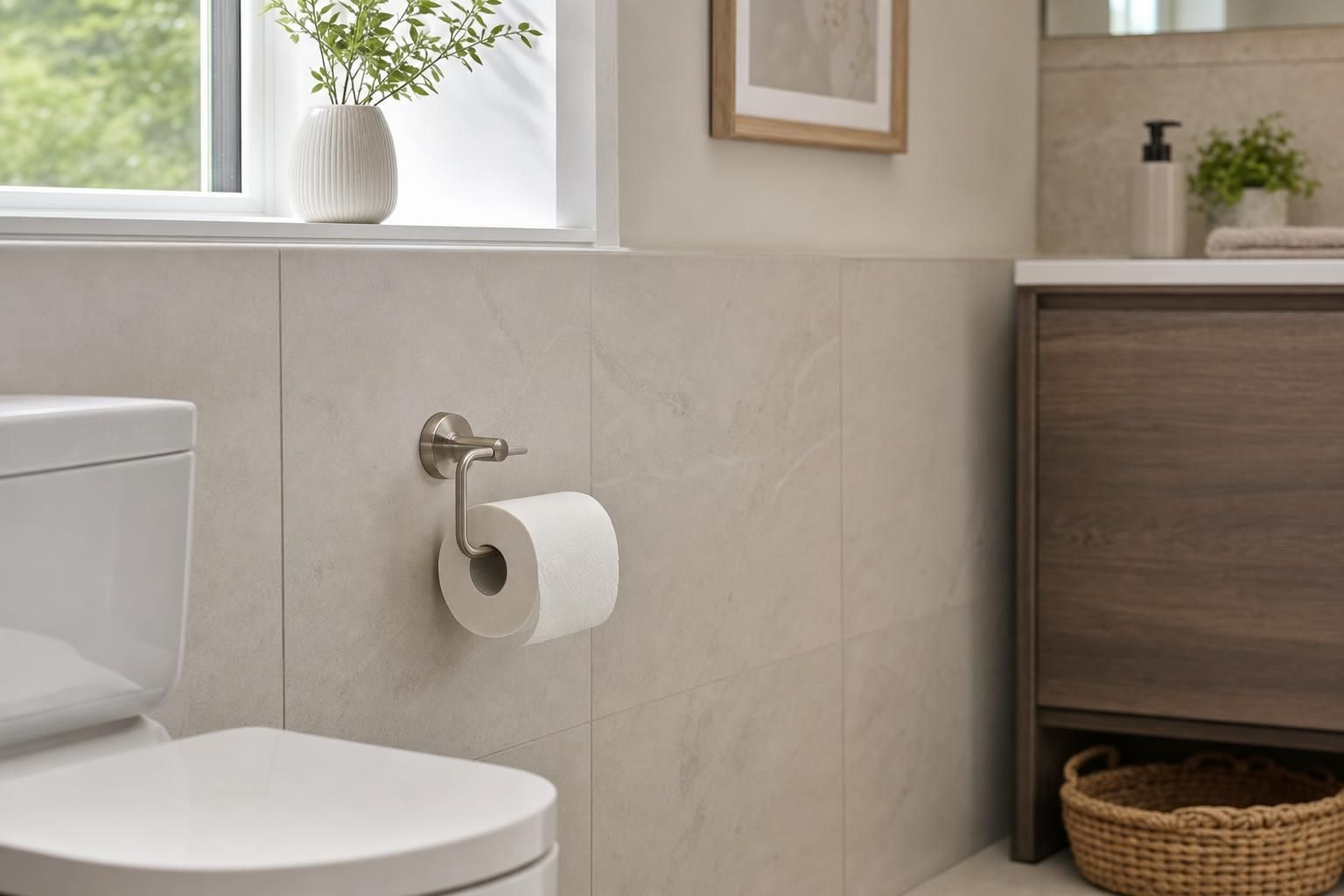 How to Fit a Toilet Roll Holder Securely in a Bathroom Without Cracked Tiles