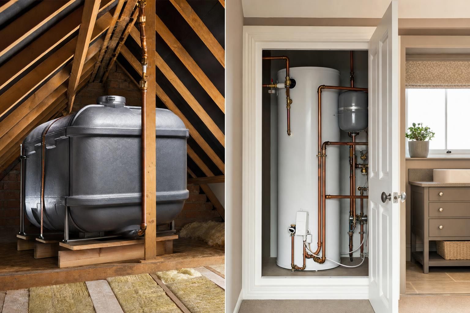 How Much Does It Cost to Replace a Water Tank in the UK in 2026? Loft Tank vs Unvented Cylinder Prices Explained