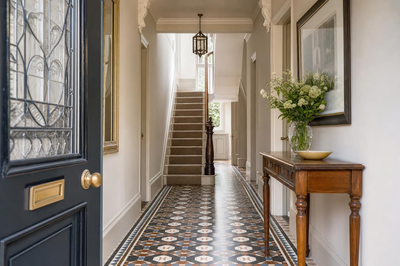 Victorian Floor Tile Ideas for UK Hallways with Classic Patterns and Timeless Kerb Appeal