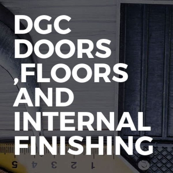 DGC doors ,floors and all internal finishing logo