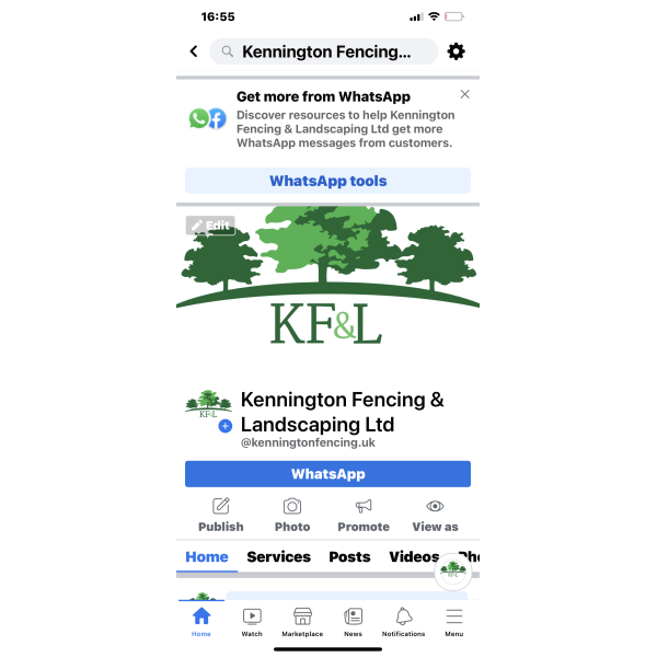 Kennington Fencing and Landscape logo