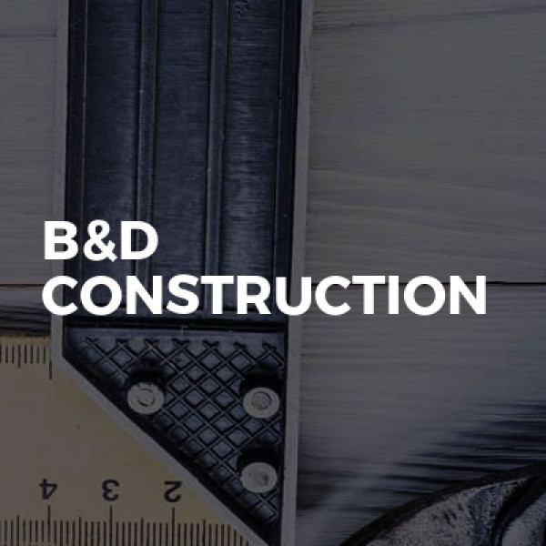 B&D Construction logo