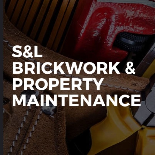 S&l brickwork & property maintenance logo