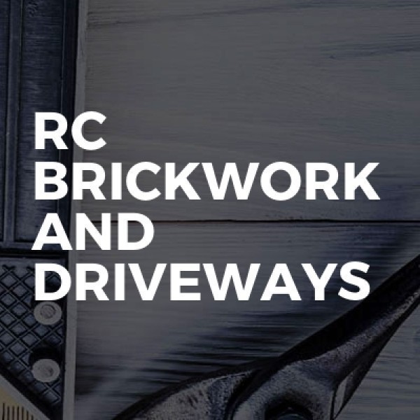 RC BRICKWORK AND DRIVEWAYS logo
