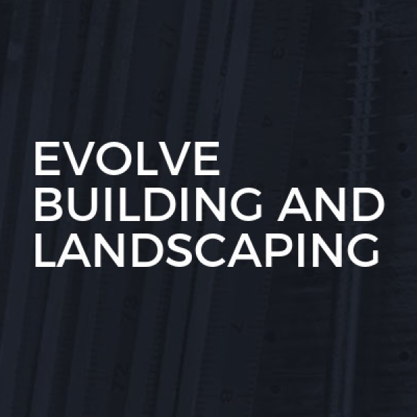 Evolve building and landscaping logo