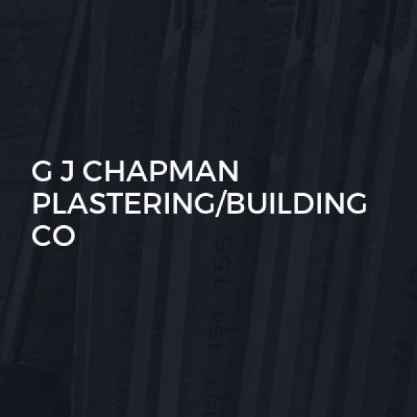 G J Chapman Plastering/general building co logo