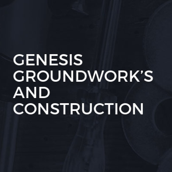Genesis Groundwork’s And Construction logo