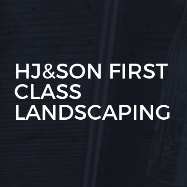 Hj&son first class landscaping logo