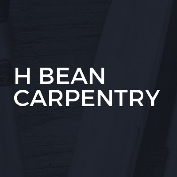 H bean carpentry logo