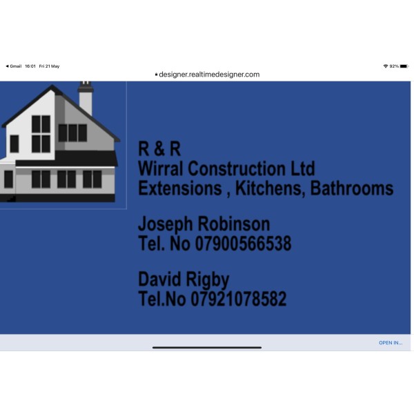 R & R Wirral Construction Ltd logo