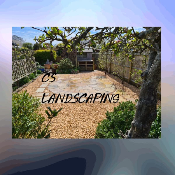 CS Landscaping  logo