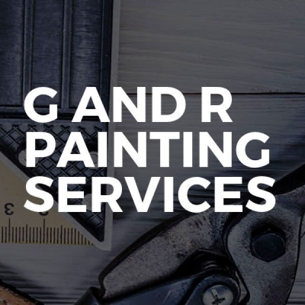 G AND R PAINTING SERVICES logo