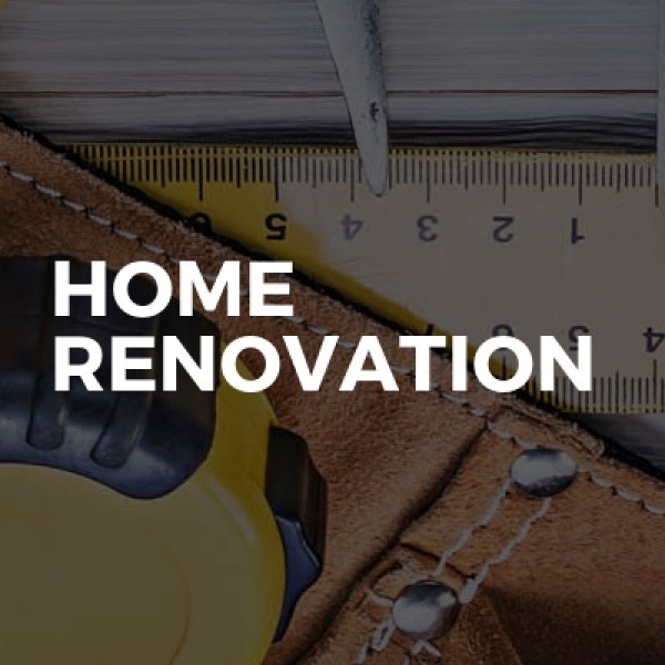 Home renovation logo