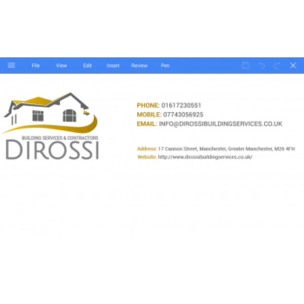 Dirossi Building Services  logo