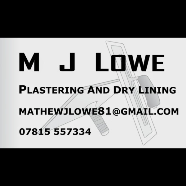 M J Lowe Plastering And Drylining  logo