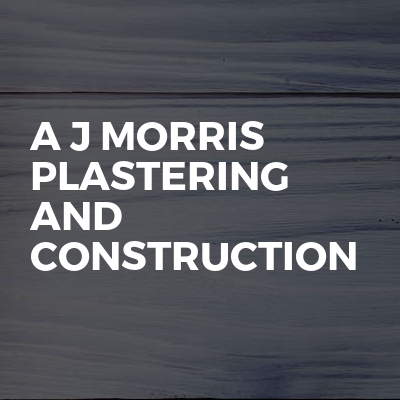 A J Morris Plastering And Construction logo