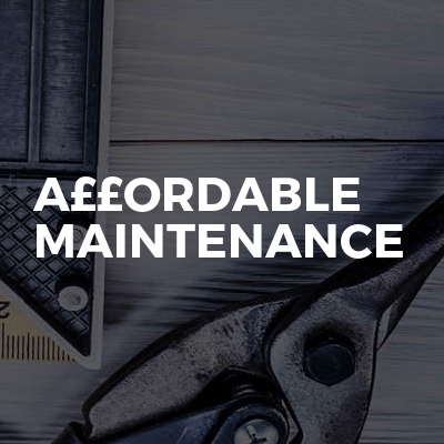 A££ordable maintenance