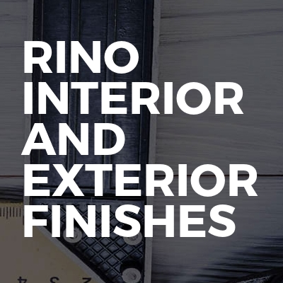 Rino interior and exterior finishes